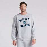 Seattle Kraken lululemon Steady State Crew - Heathered Core Ultra Light Grey - NHL