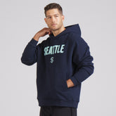 Seattle Kraken lululemon Steady State Pullover Hoodie - True Navy - NHL