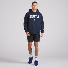 Seattle Kraken lululemon Steady State Pullover Hoodie - True Navy - NHL
