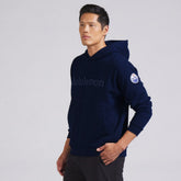 Edmonton Oilers lululemon Steady State Pullover Hoodie - True Navy - NHL