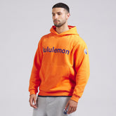 Edmonton Oilers lululemon Steady State Pullover Hoodie - Tiger - NHL
