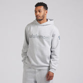 Seattle Kraken lululemon Steady State Pullover Hoodie - Heathered Silver Drop - NHL