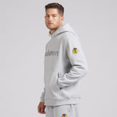 Chicago Blackhawks lululemon Steady State Pullover Hoodie - Heathered Silver Drop - NHL