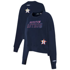 Houston Astros Pro Standard Women's Game Day Classics Crewneck Pullover Sweatshirt - MLB