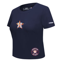 Houston Astros Pro Standard Women's Game Day Classics Baby Doll Cropped T-Shirt - MLB