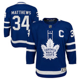 Auston Matthews Toronto Maple Leafs Youth Home Premier Player Jersey - Blue - NHL