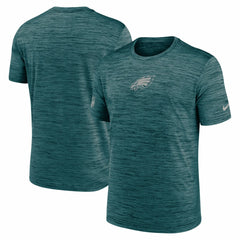 Philadelphia Eagles Big & Tall Sideline Velocity Performance T-Shirt Midnight Green | Nike for Sale