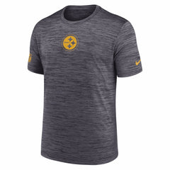 Pittsburgh Steelers Big & Tall Sideline Velocity Performance T-Shirt Black | Nike for Sale