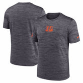 Cincinnati Bengals Big & Tall Sideline Velocity Performance T-Shirt Black | Nike for Sale