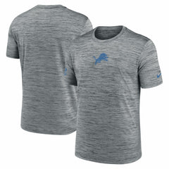 Detroit Lions Big & Tall Sideline Velocity Performance T-Shirt Gray | Nike for Sale