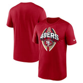 San Francisco 49ers Big & Tall Primetime Legend Icon Performance T-Shirt Scarlet | Nike for Sale