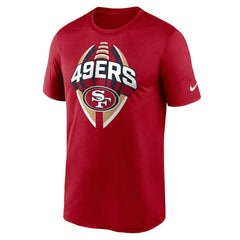 San Francisco 49ers Big & Tall Primetime Legend Icon Performance T-Shirt Scarlet | Nike for Sale