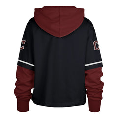 Cleveland Guardians '47 Women's City Connect Shortstop Cropped Pullover Hoodie - MLB