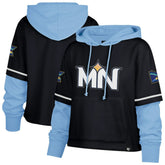 Minnesota Twins '47 Women's City Connect Shortstop Cropped Pullover Hoodie - MLB