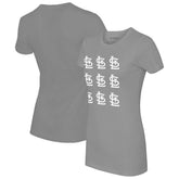 St. Louis Cardinals Tiny Turnip Women's Logo Grid T-Shirt - MLB