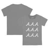 Atlanta Braves Tiny Turnip Youth Logo Grid T-Shirt - MLB