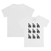 Los Angeles Dodgers Tiny Turnip Youth Logo Grid T-Shirt - MLB