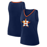 Houston Astros Women's Plus Sized Stellar Win V-Neck Tank Top - MLB