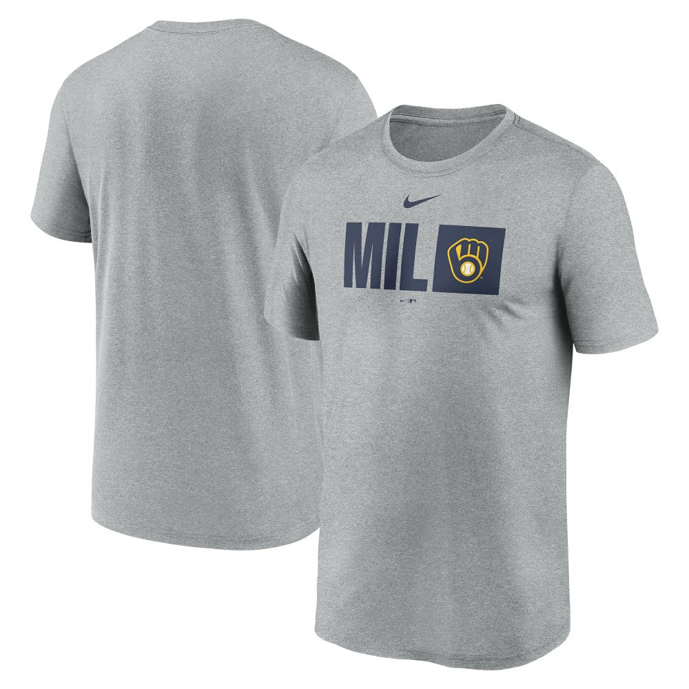 Milwaukee Brewers Nike Tricode Legend Performance T-Shirt - MLB