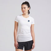 Vancouver Canucks lululemon Women's Swiftly Tech Short-Sleeve Shirt 2.0 - White - NHL