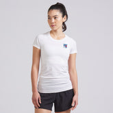 New York Rangers lululemon Women's Swiftly Tech Short-Sleeve Shirt 2.0 - White - NHL