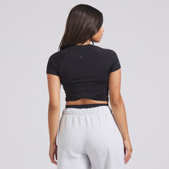 Vegas Golden Knights lululemon Women's Swiftly Tech Short-Sleeve Shirt 2.0 - Black - NHL