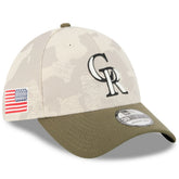 Colorado Rockies New Era 2025 Armed Forces Day 39THIRTY Flex Hat - MLB