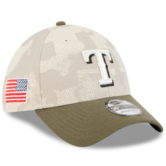 Texas Rangers New Era 2025 Armed Forces Day 39THIRTY Flex Hat - MLB