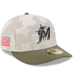 Miami Marlins New Era 2025 Armed Forces Day 59FIFTY Fitted Hat - MLB