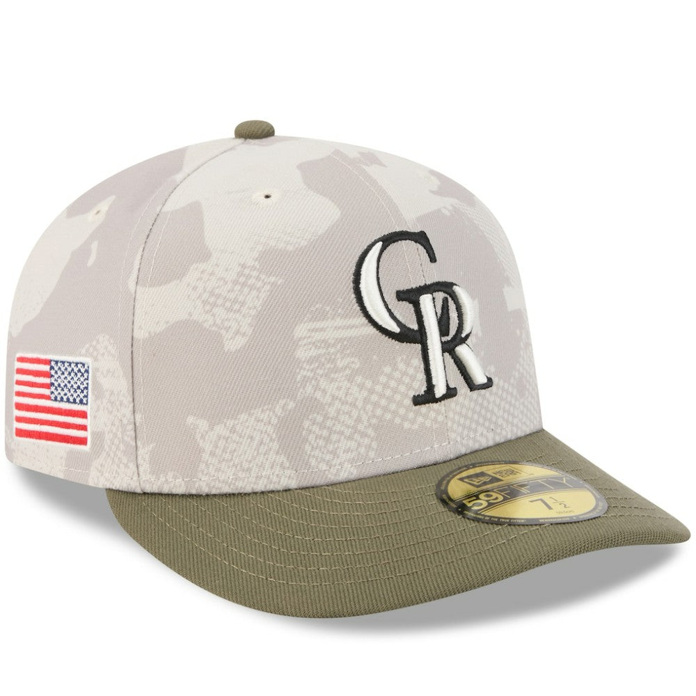 Colorado Rockies New Era 2025 Armed Forces Day 59FIFTY Fitted Hat - MLB