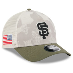 San Francisco Giants New Era 2025 Armed Forces Day 9FORTY M-Crown A-Frame Adjustable Hat - MLB
