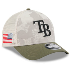Tampa Bay Rays New Era 2025 Armed Forces Day 9FORTY M-Crown A-Frame Adjustable Hat - MLB