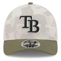 Tampa Bay Rays New Era 2025 Armed Forces Day 9FORTY M-Crown A-Frame Adjustable Hat - MLB