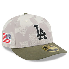 Los Angeles Dodgers New Era 2025 Armed Forces Day Low Profile 59FIFTY Fitted Hat - MLB