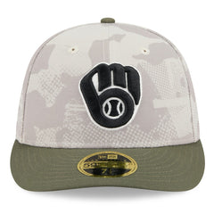 Milwaukee Brewers New Era 2025 Armed Forces Day Low Profile 59FIFTY Fitted Hat - MLB