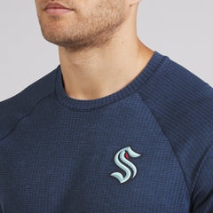 Seattle Kraken lululemon Metal Vent Tech Short-Sleeve Shirt - Mineral Blue - NHL