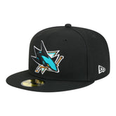 San Jose Sharks New Era Core 59FIFTY Fitted Hat - Black - NHL