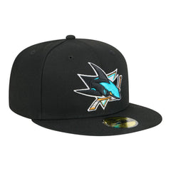 San Jose Sharks New Era Core 59FIFTY Fitted Hat - Black - NHL