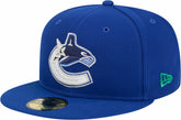 Vancouver Canucks New Era Core 59FIFTY Fitted Hat - Blue - NHL