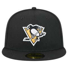 Pittsburgh Penguins New Era Core 59FIFTY Fitted Hat - Black - NHL