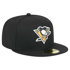 Pittsburgh Penguins New Era Core 59FIFTY Fitted Hat - Black - NHL