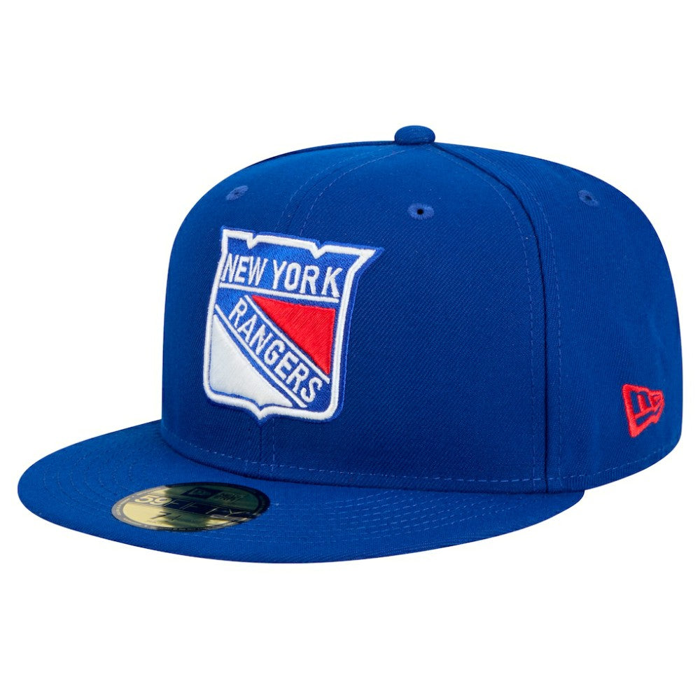 New York Rangers New Era Core 59FIFTY Fitted Hat - Blue - NHL
