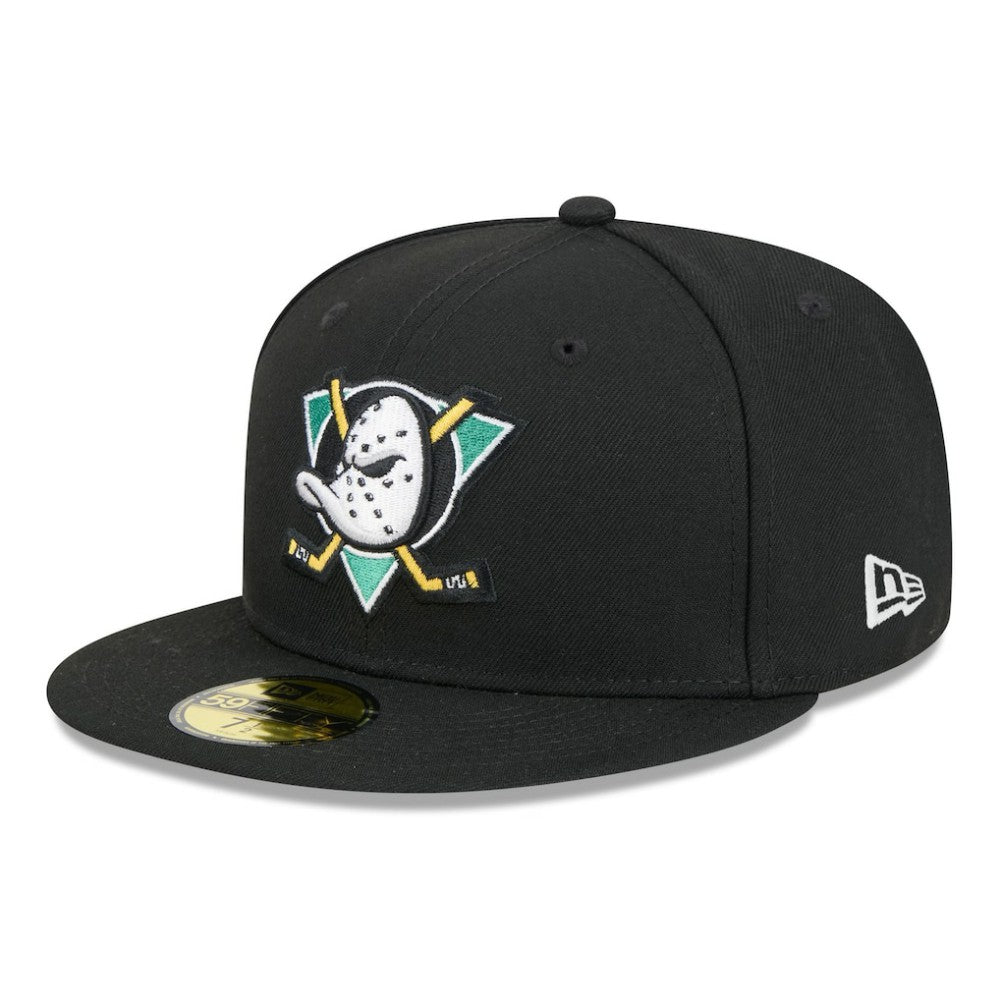 Anaheim Ducks New Era Core 59FIFTY Fitted Hat - Black - NHL