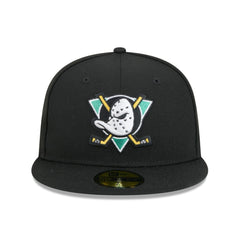 Anaheim Ducks New Era Core 59FIFTY Fitted Hat - Black - NHL