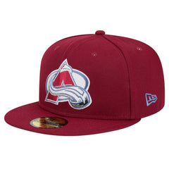 Colorado Avalanche New Era Core 59FIFTY Fitted Hat - Burgundy - NHL