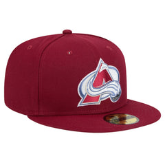 Colorado Avalanche New Era Core 59FIFTY Fitted Hat - Burgundy - NHL