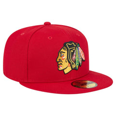 Chicago Blackhawks New Era Core 59FIFTY Fitted Hat - Red - NHL