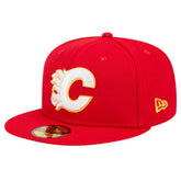 Calgary Flames New Era Core 59FIFTY Fitted Hat - Red - NHL