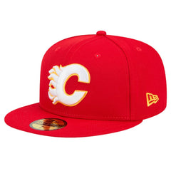 Calgary Flames New Era Core 59FIFTY Fitted Hat - Red - NHL