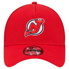 New Jersey Devils New Era Core A-Frame 9FORTY Adjustable Hat - Red - NHL